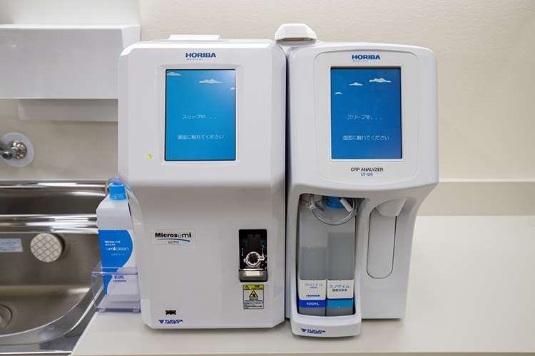 自動血球計数装置＆自動CRP測定装置